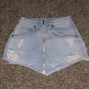Carmar denim skirt